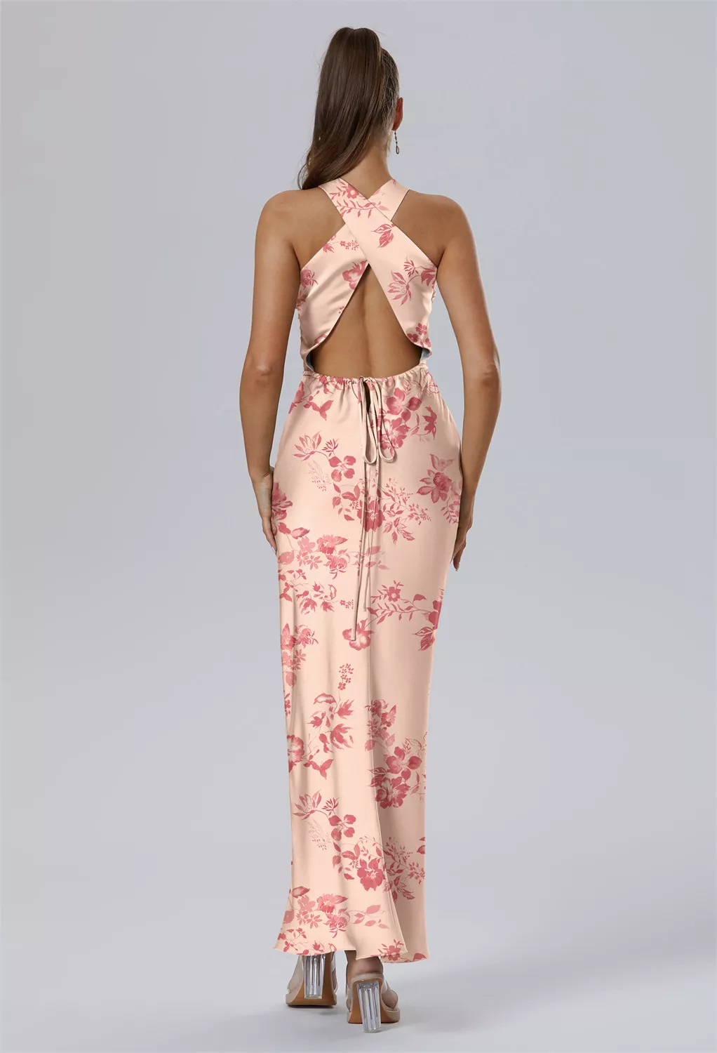 AW Teigne Pink Cherry Blossom  Fall Wedding Guest Dresses